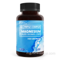 Complesso di magnesio da 300 mg muscoli capsule glicinate magnesio